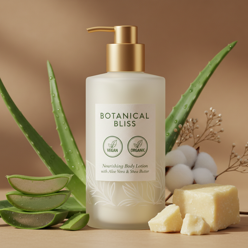Vegan and Organic Lotion