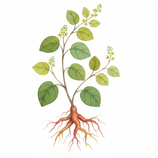 Manjistha (rubia cordifolia, मंजिष्ठा) in water color